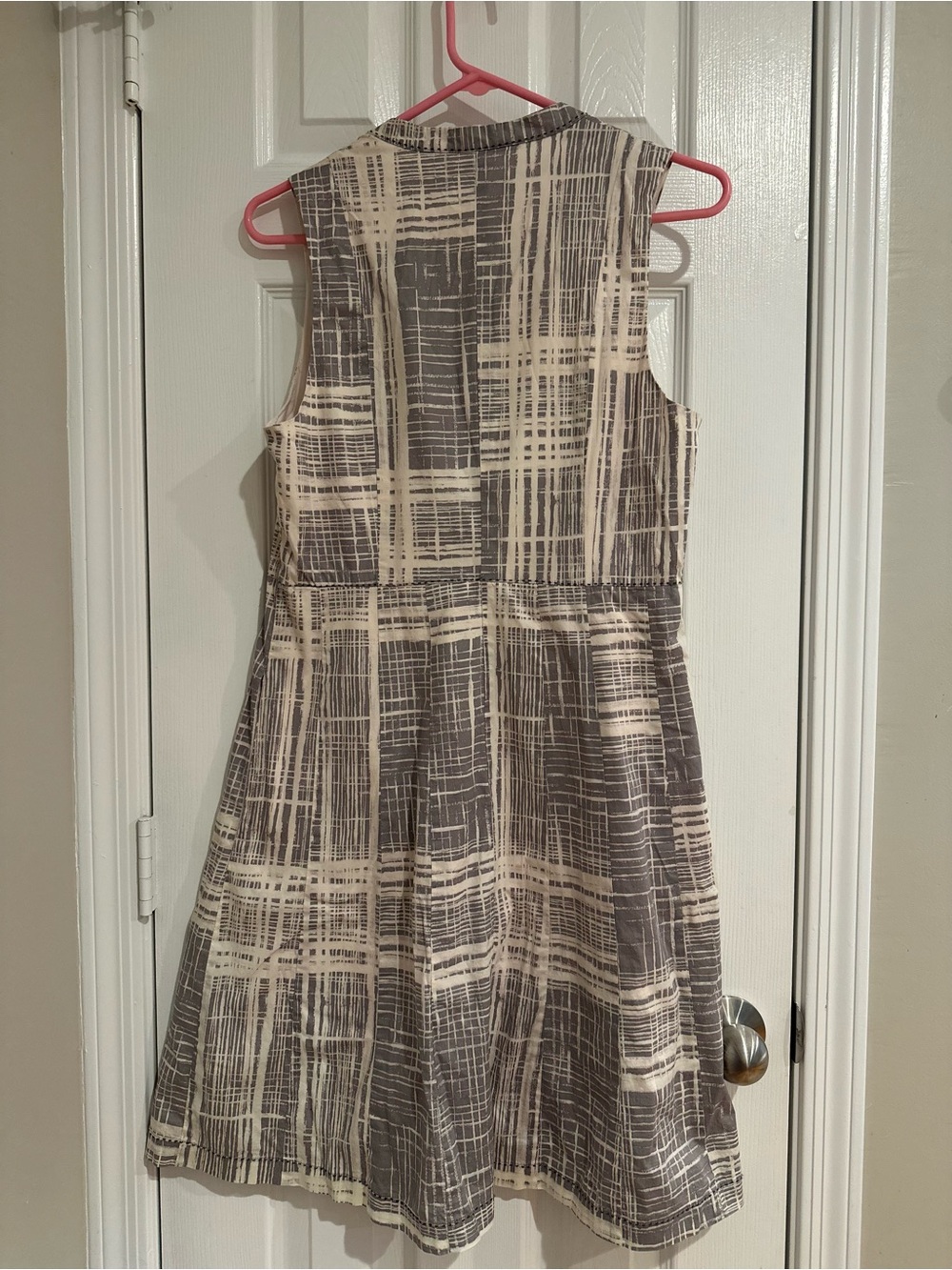 Maeve Anthropologie Button Front Fit & Flare Midi Dress Size 8 - Picture 4 of 6